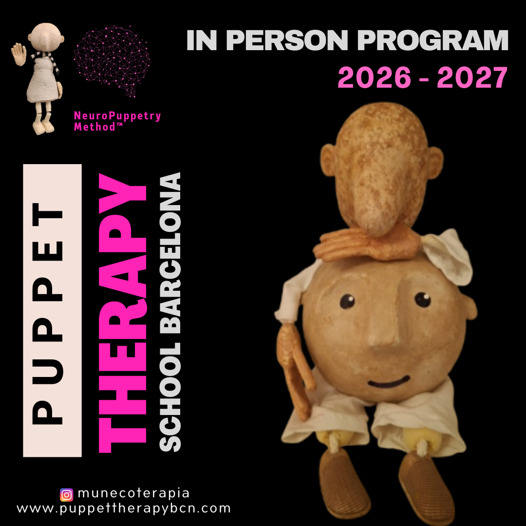 Poster for the 8th Puppet Therapy School Barcelona training in Barcelona